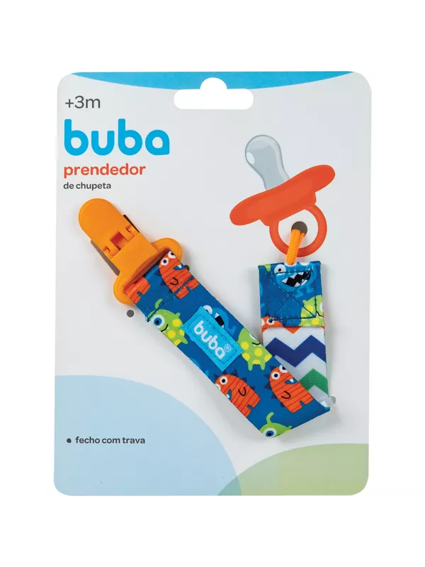 PRENDEDOR DE CHUPETA - BUBA ZOO