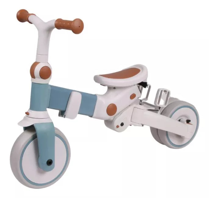 Tricíclo Multifuncional E-lite Trike - Off White/Azul - Premium Baby