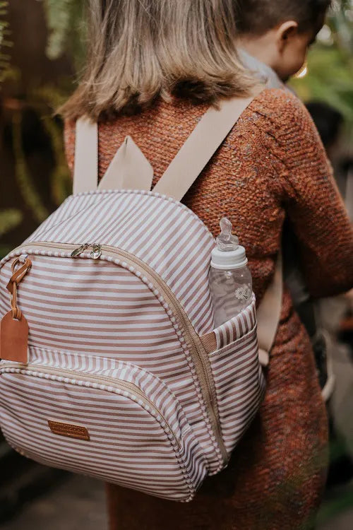 Mochila Térmica Crescer Caramelo Listrado - Pirulitando