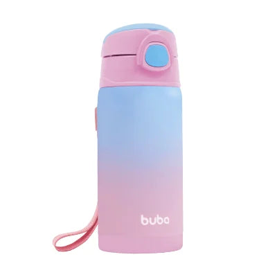 Copo Térmico Parede Dupla Degrade Rosa - Buba