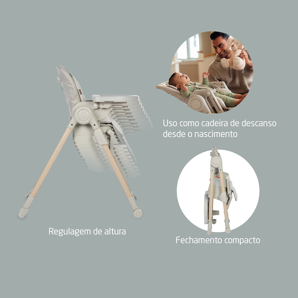 Cadeira de Refeição Minla Aveia - Maxi-Cosi