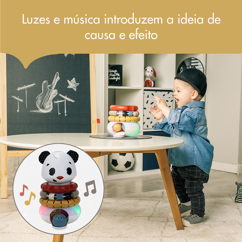 BRINQUEDO EMPILHAR 3EM1 ELET PANDA - TINY LOVE