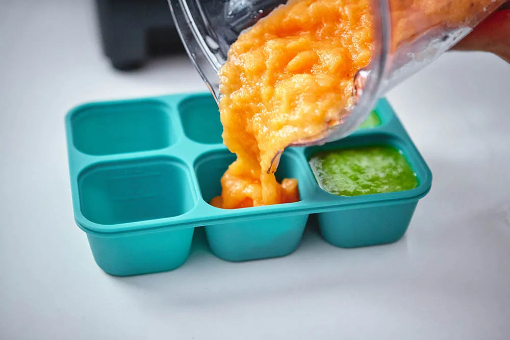 Forma para Congelar com 6 Cubos de 60ml Verde - Marcus e Marcus