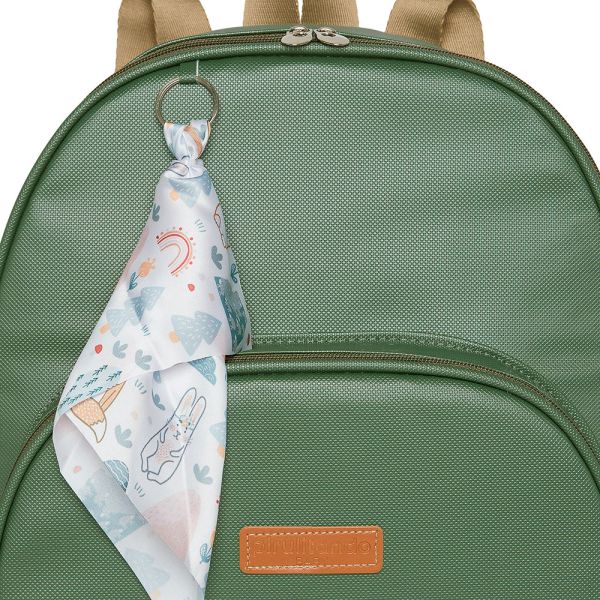 MOCHILA MATERNIDADE TÉRMICA BROTINHO VERDE MUSGO - PIRULITANDO