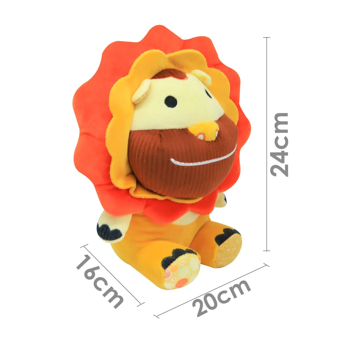 Pelúcia Personagens Leão Marcus - Marcus e Marcus