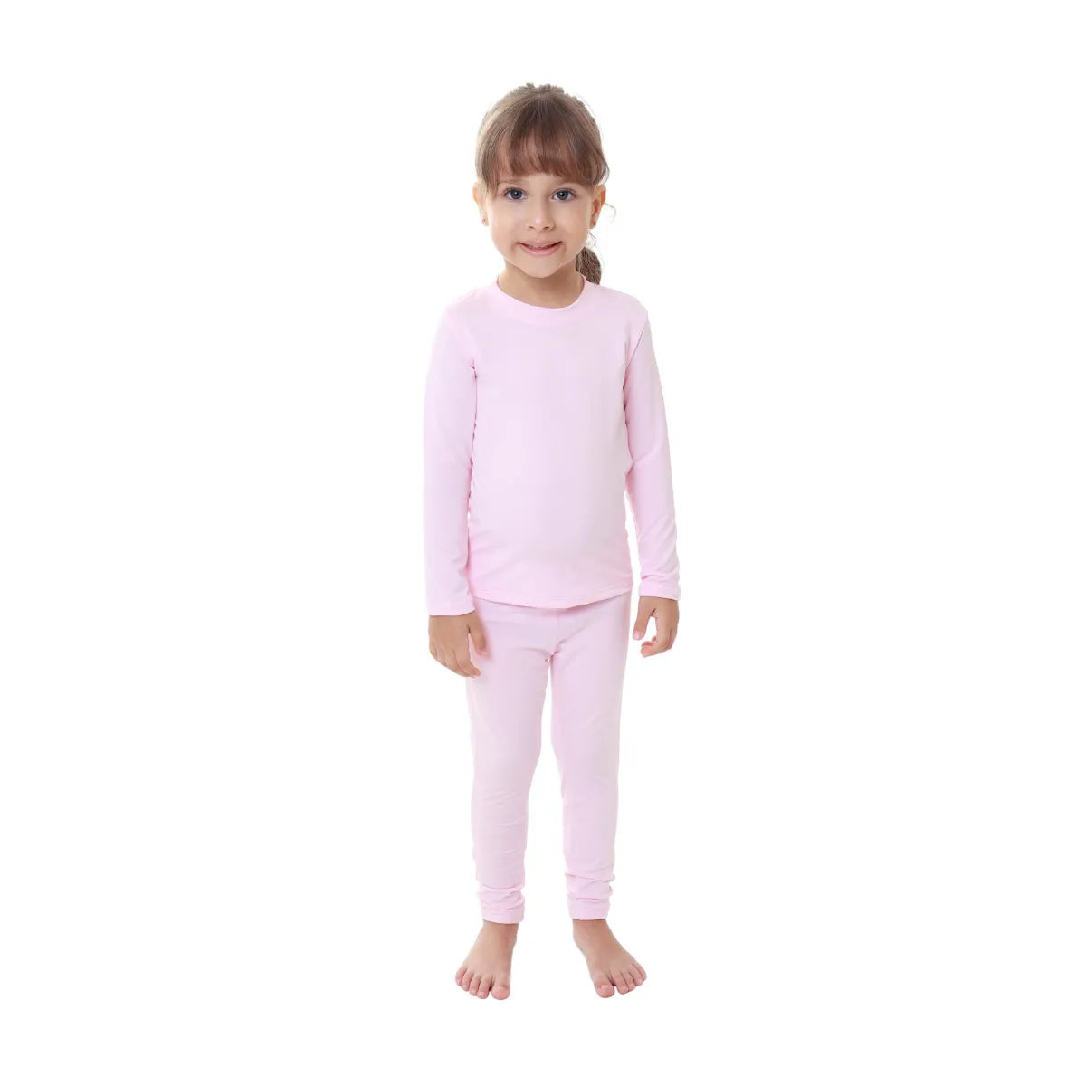 Conjunto Térmico Infantil Rosa - Casulo De Anjo