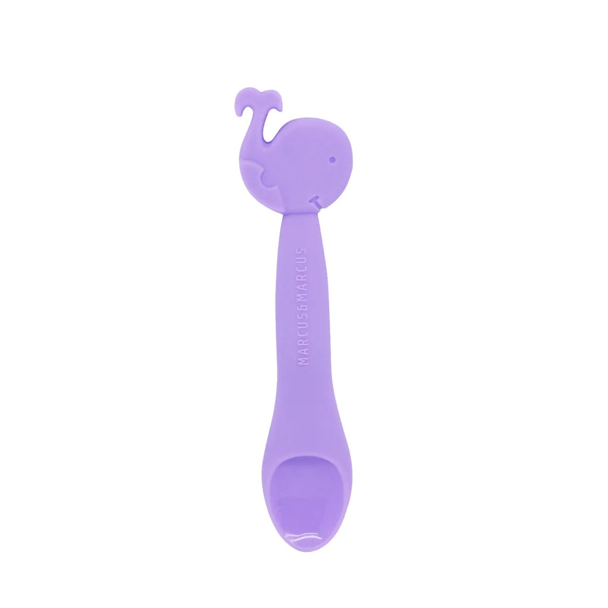 Colher em Silicone Baleia Willo - Marcus & Marcus
