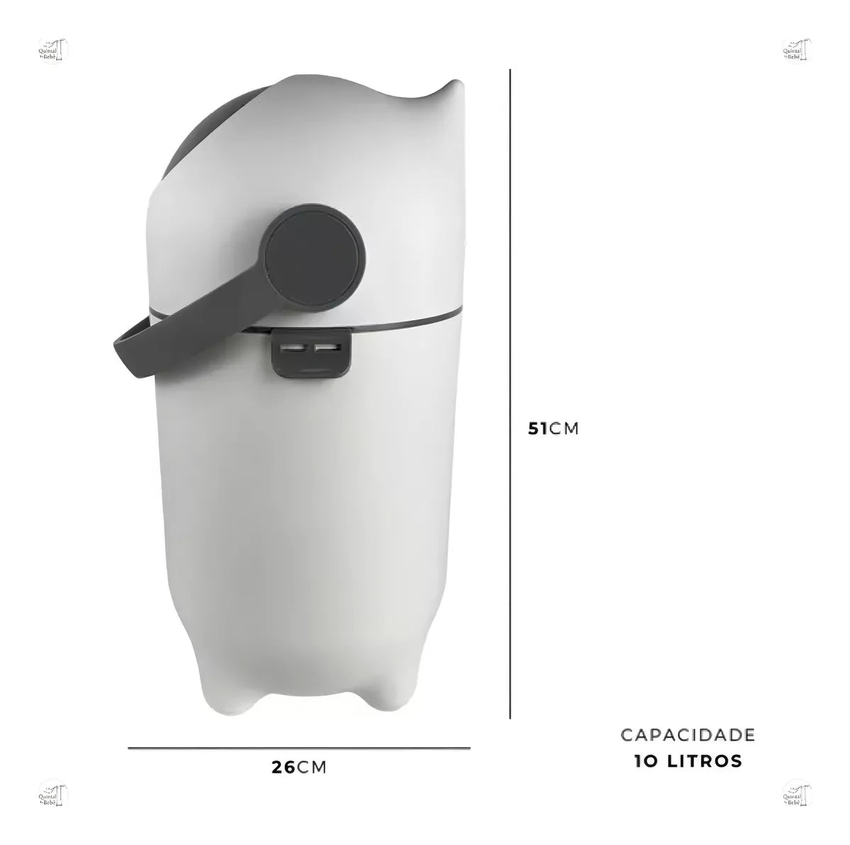 LIXEIRA MÁGICA DE FRALDA ANTIODOR - CLINGO