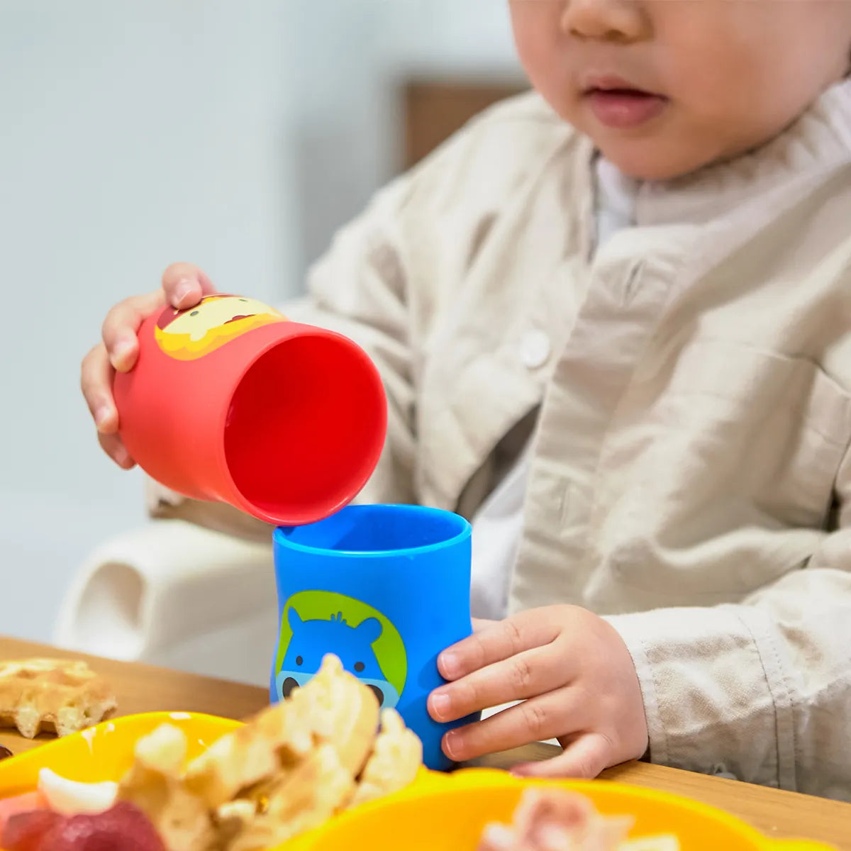 Copo Anatômico em Silicone 120ml Hipopótamo Lucas - Marcus e Marcus