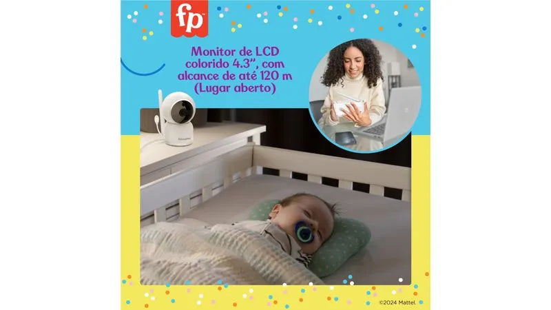 Babá Eletrônica Com Tela Miss Nanny- Fisher Price