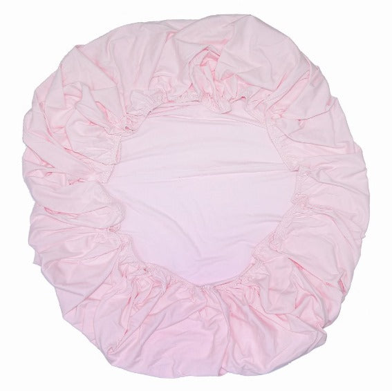 Lençol de Baixo com Elástico Berço Malha Rosa - D' Bella For Baby