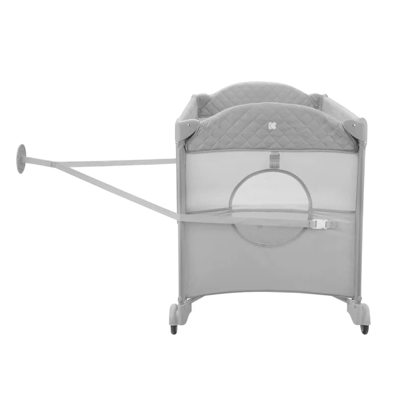 Berço Desmontável Co-sleep Milky Way Grey - Kikka Boo