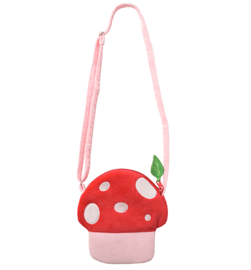 Bolsa Alca Tiracolo Plush Cogumelo - Metoo