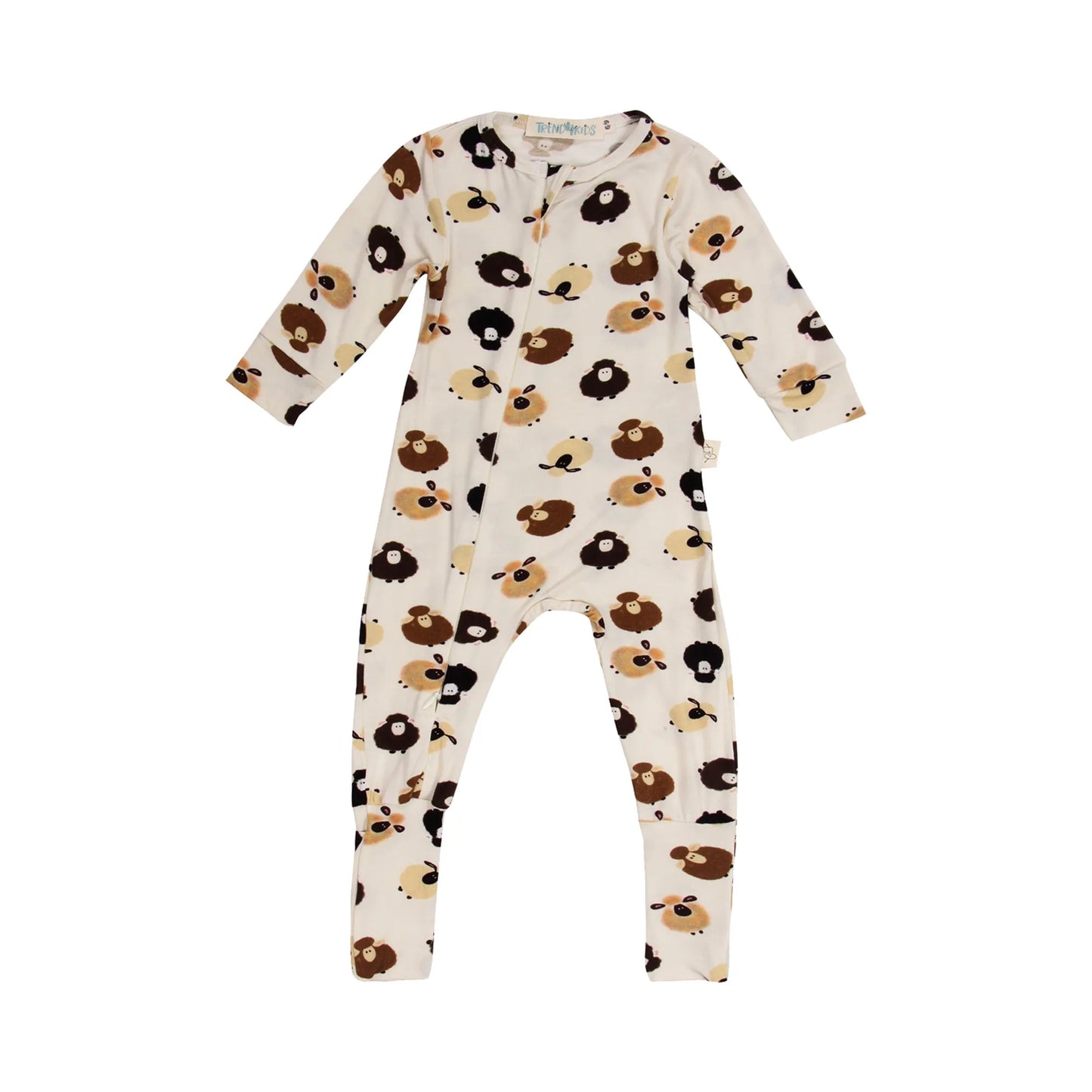 Macacão Zíper Carneiros - Trend4kids
