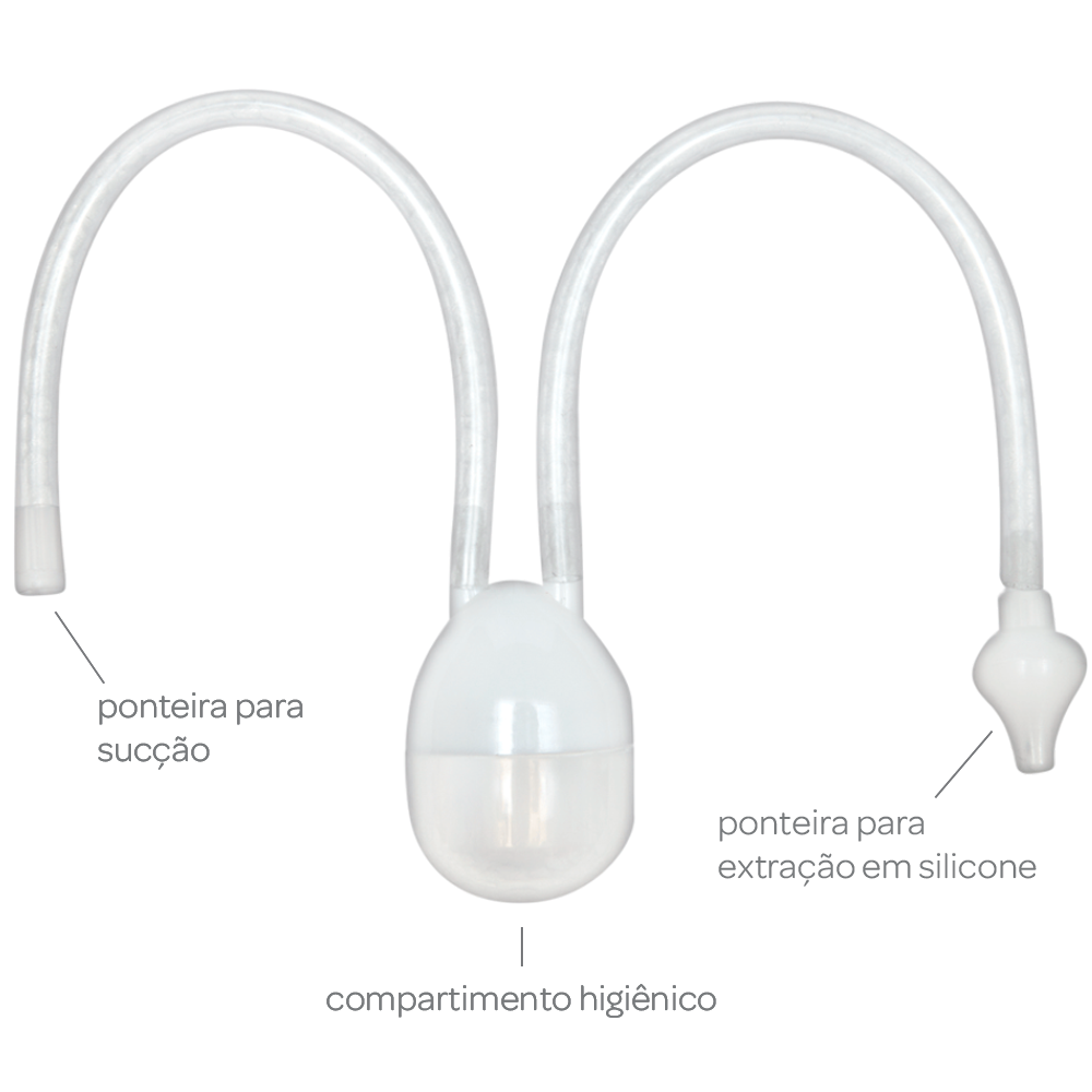 ASPIRADOR NASAL DE SUCÇÃO COM ESTOJO - BUBA ZOO