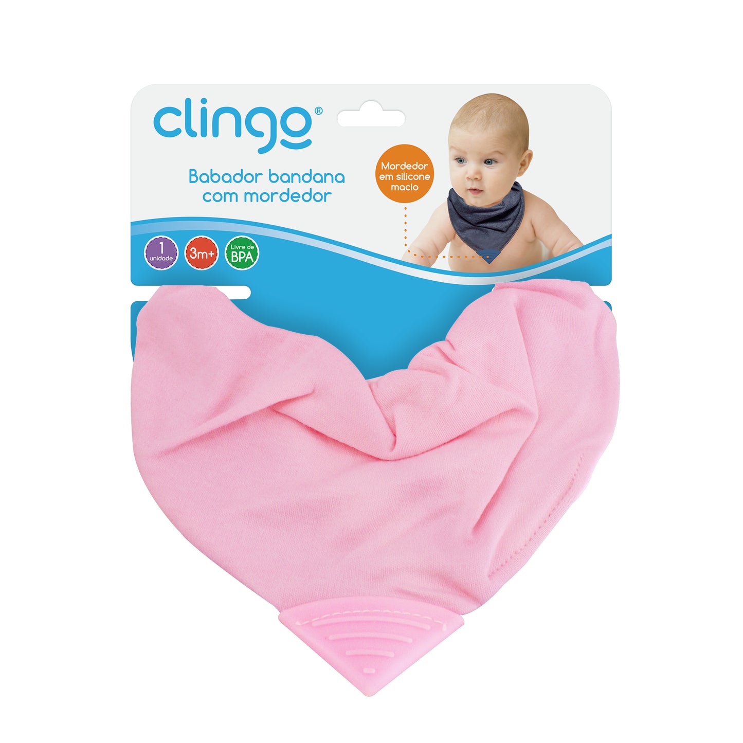 BABADOR BANDANA COM MORDEDOR - CLINGO