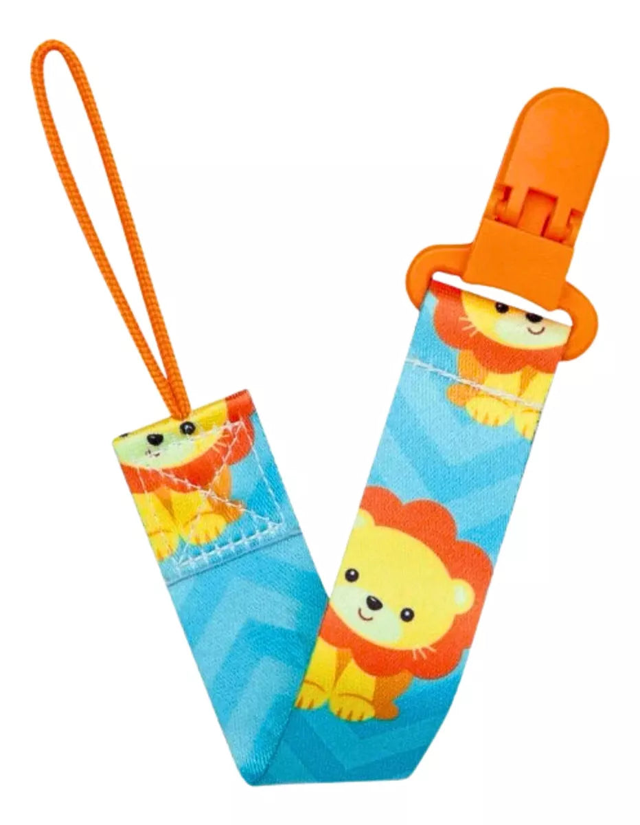 PRENDEDOR DE CHUPETA ANIMAL FUN - BUBA ZOO