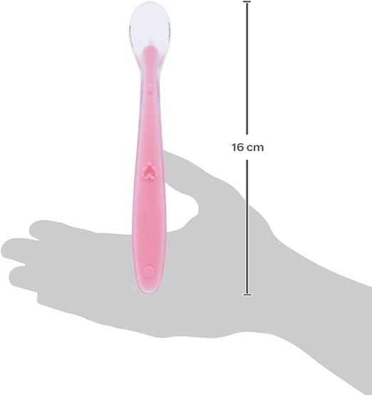 Kit 2 Colheres em Silicone Rosa e Lilás - Buba