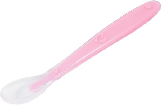 Kit 2 Colheres em Silicone Rosa e Lilás - Buba