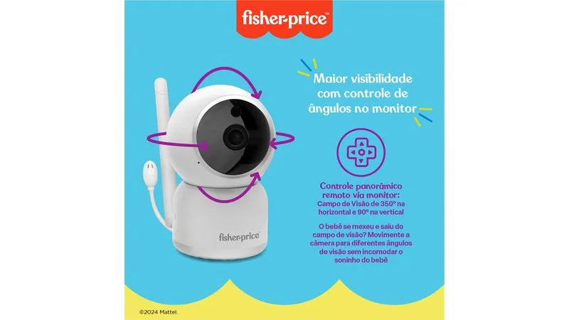 Babá Eletrônica Com Tela Miss Nanny- Fisher Price