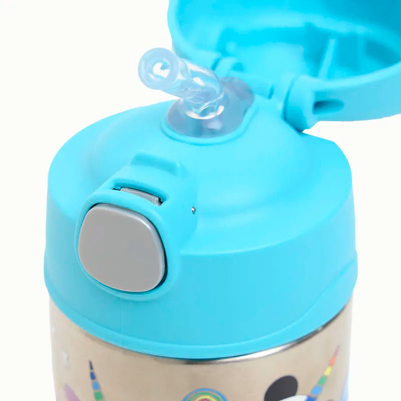 Garrafa Térmica 355ml Unicórnios e Arco-íris - Thermos