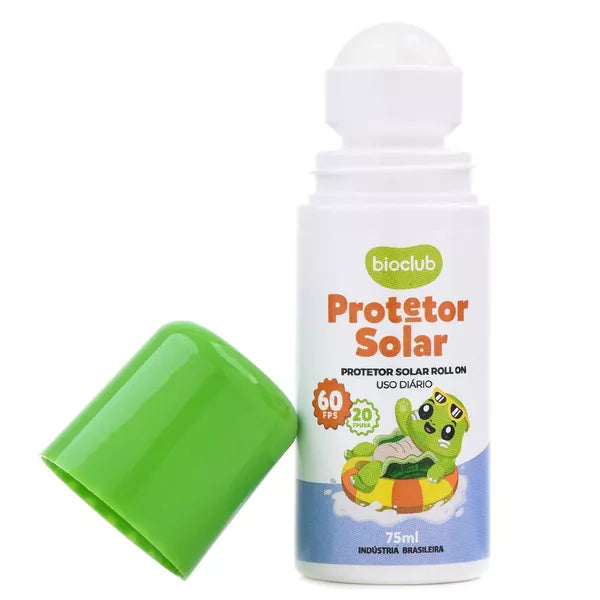 PROTETOR SOLAR INFANTIL FPS 60 ROLL-ON 75GR - BIOCLUB