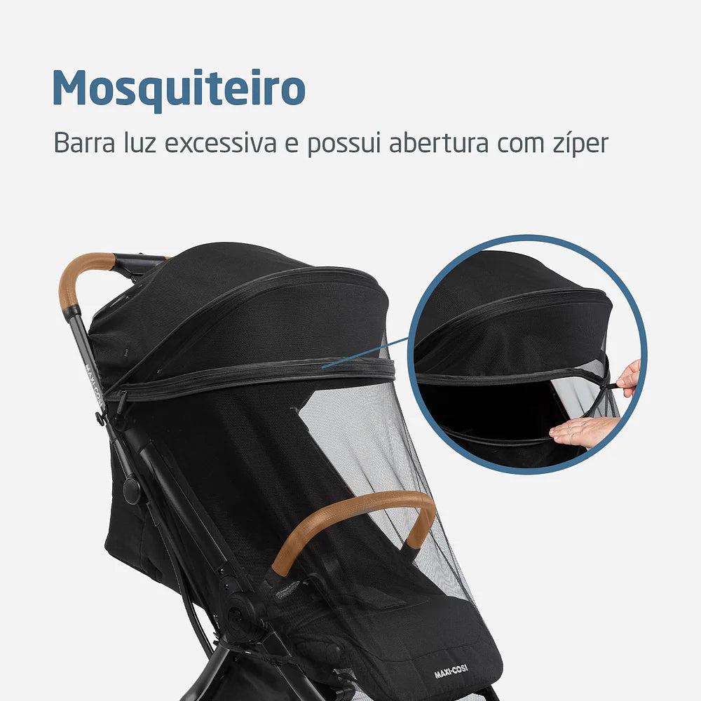 Carrinho Eva 3 Essential Black - Maxi-cosi