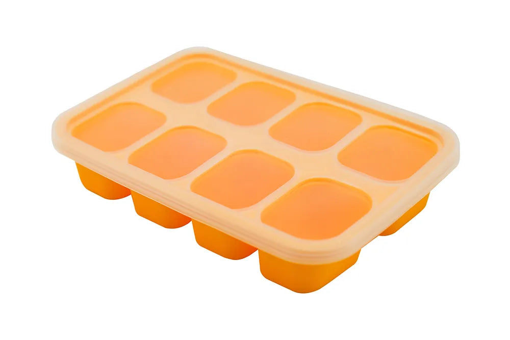 Forma para Congelar com 8 Cubos de 30ml Amarelo - Marcus e Marcus
