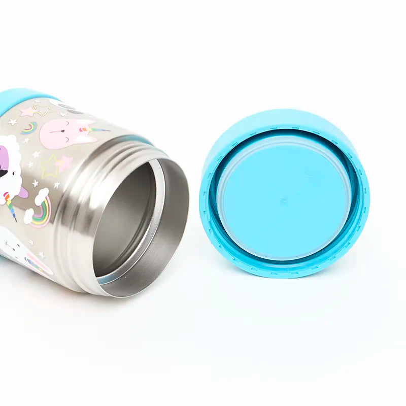 Pote Térmico Infantil 290ml Unicórnios (azul) - Thermos