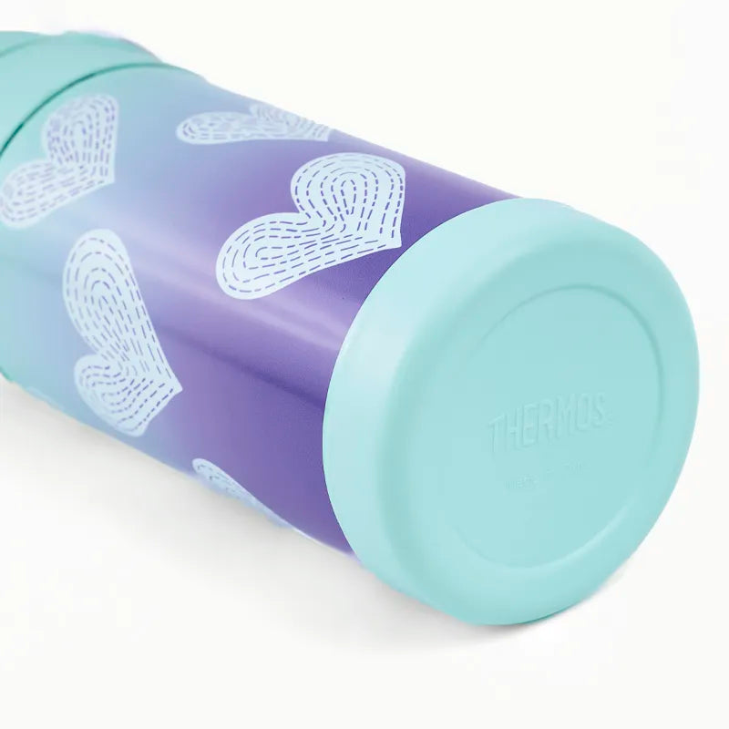 Garrafa Térmica 355ml Corações Coloridos - Thermos