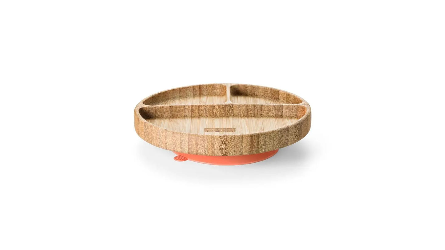 Prato em bambu redondo com divisória e ventosa - Fisher Price