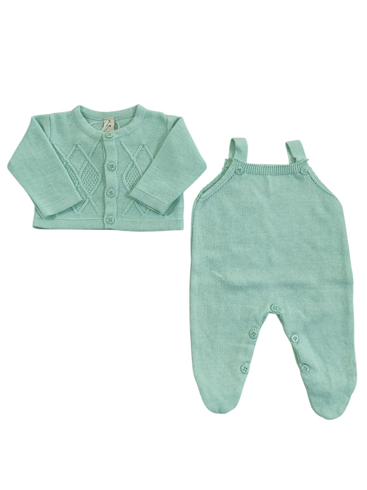 Kit Maternidade Gaeta Verde Bebê RN - Mini Lady