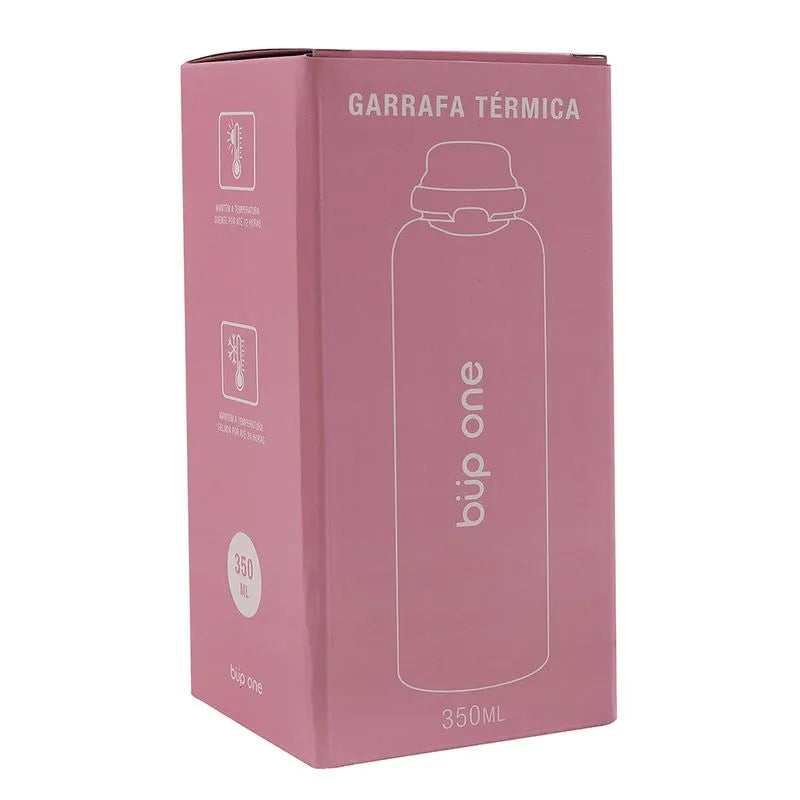 Garrafa Térmica 350ml Rosa - Bup Baby