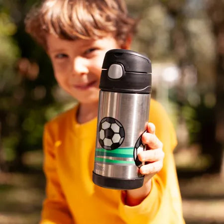 Garrafa Térmica Thermos Funtainer Futebol 355ml