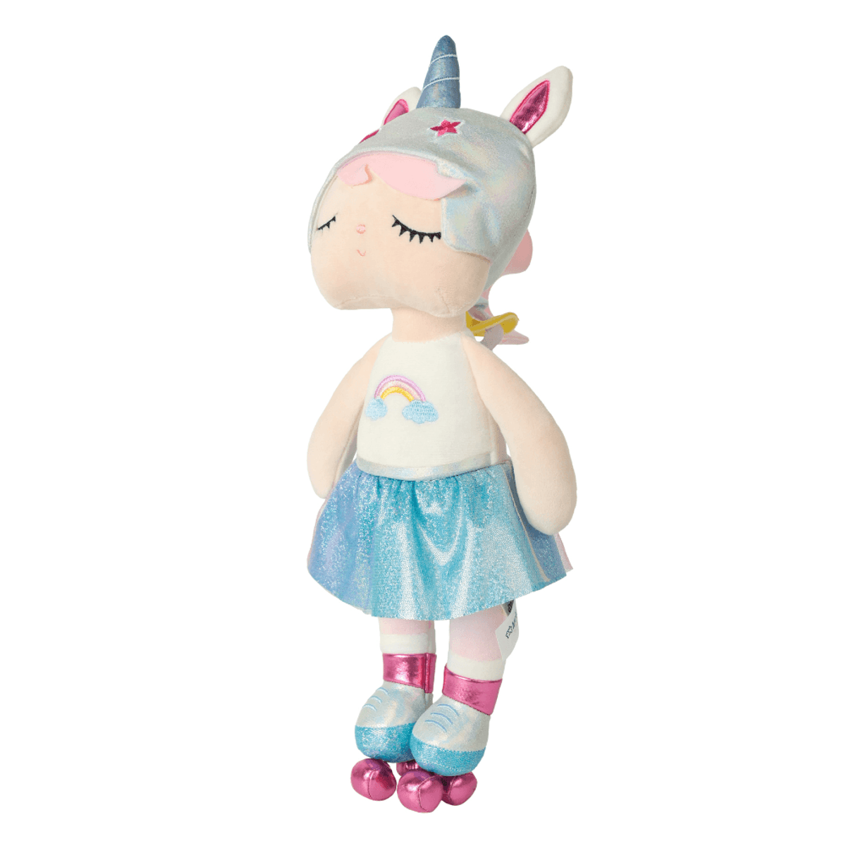 Boneca Ângela Unicórnio Patinadora 33cm - Metoo