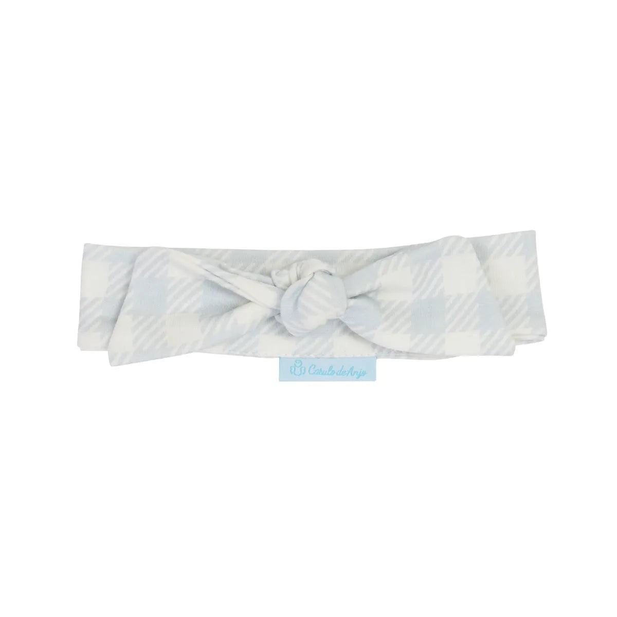 Faixa de Cabelo Vichy Azul - Casulo de Anjo