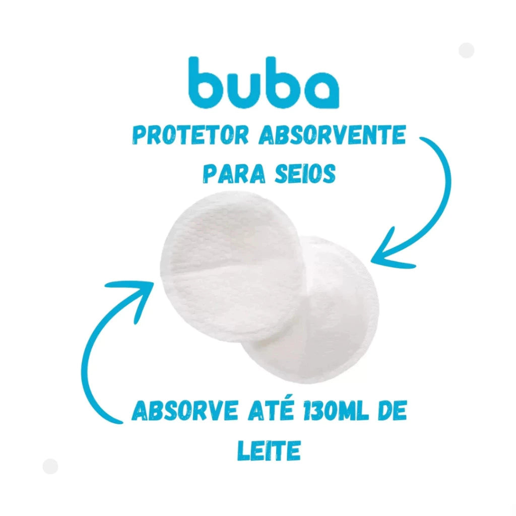 Protetor Absorvente Descartável Para Seios 30 Uni - Buba