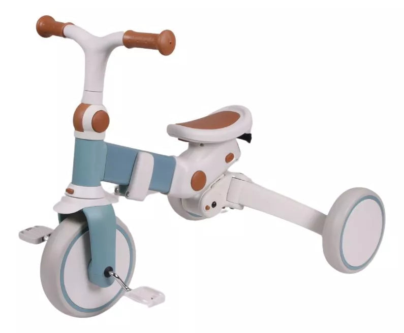Tricíclo Multifuncional E-lite Trike - Off White/Azul - Premium Baby