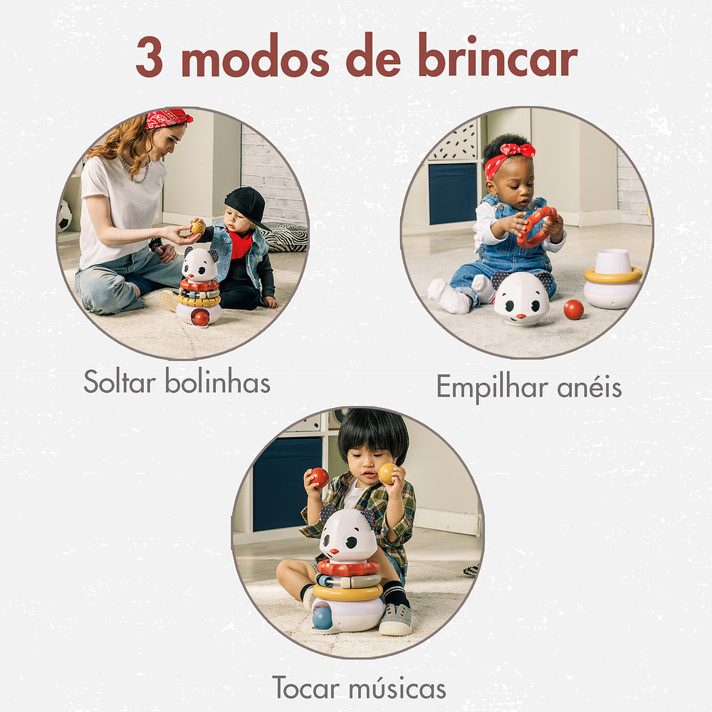 BRINQUEDO EMPILHAR 3EM1 ELET PANDA - TINY LOVE