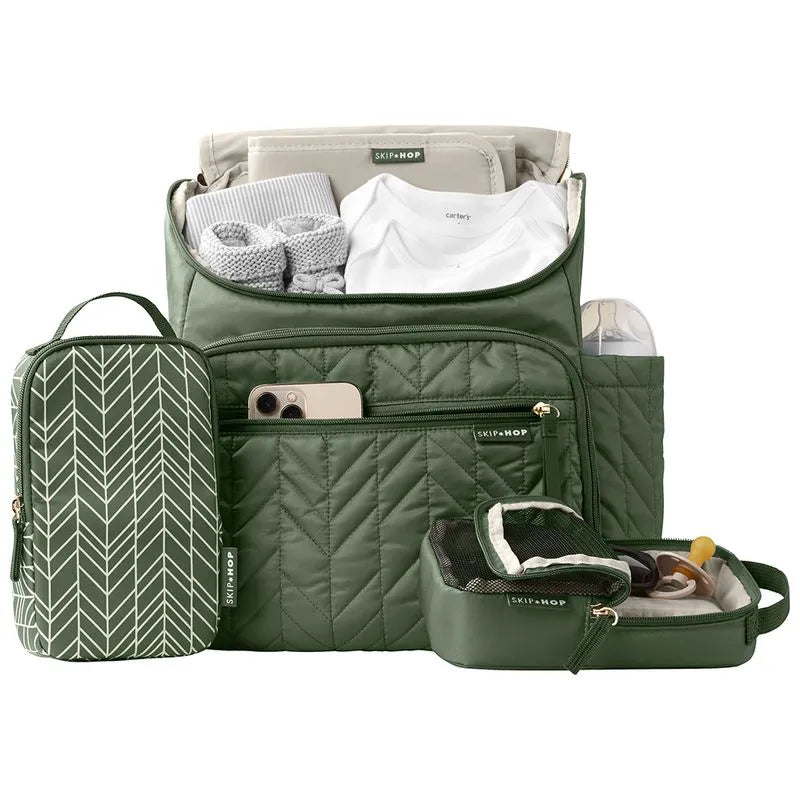 Mochila Maternidade Forma Verde Salvia - Skip Hop