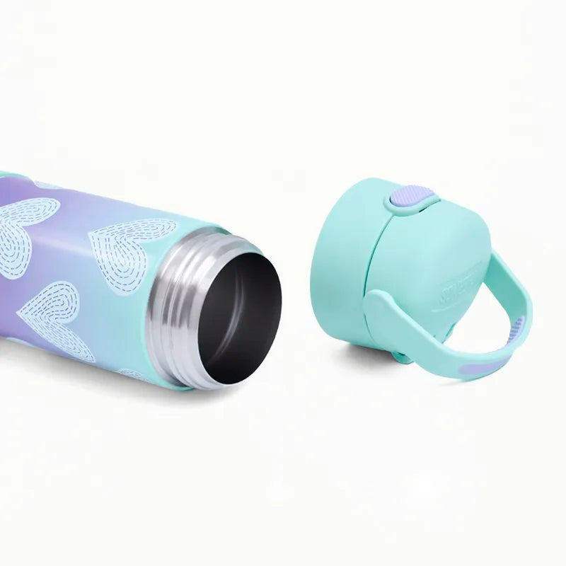 Garrafa Térmica 355ml Corações Coloridos - Thermos