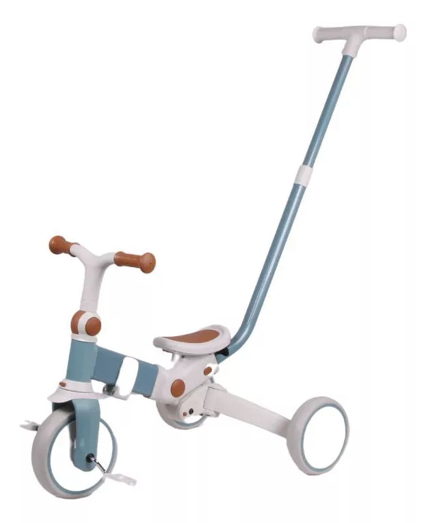 Tricíclo Multifuncional E-lite Trike - Off White/Azul - Premium Baby