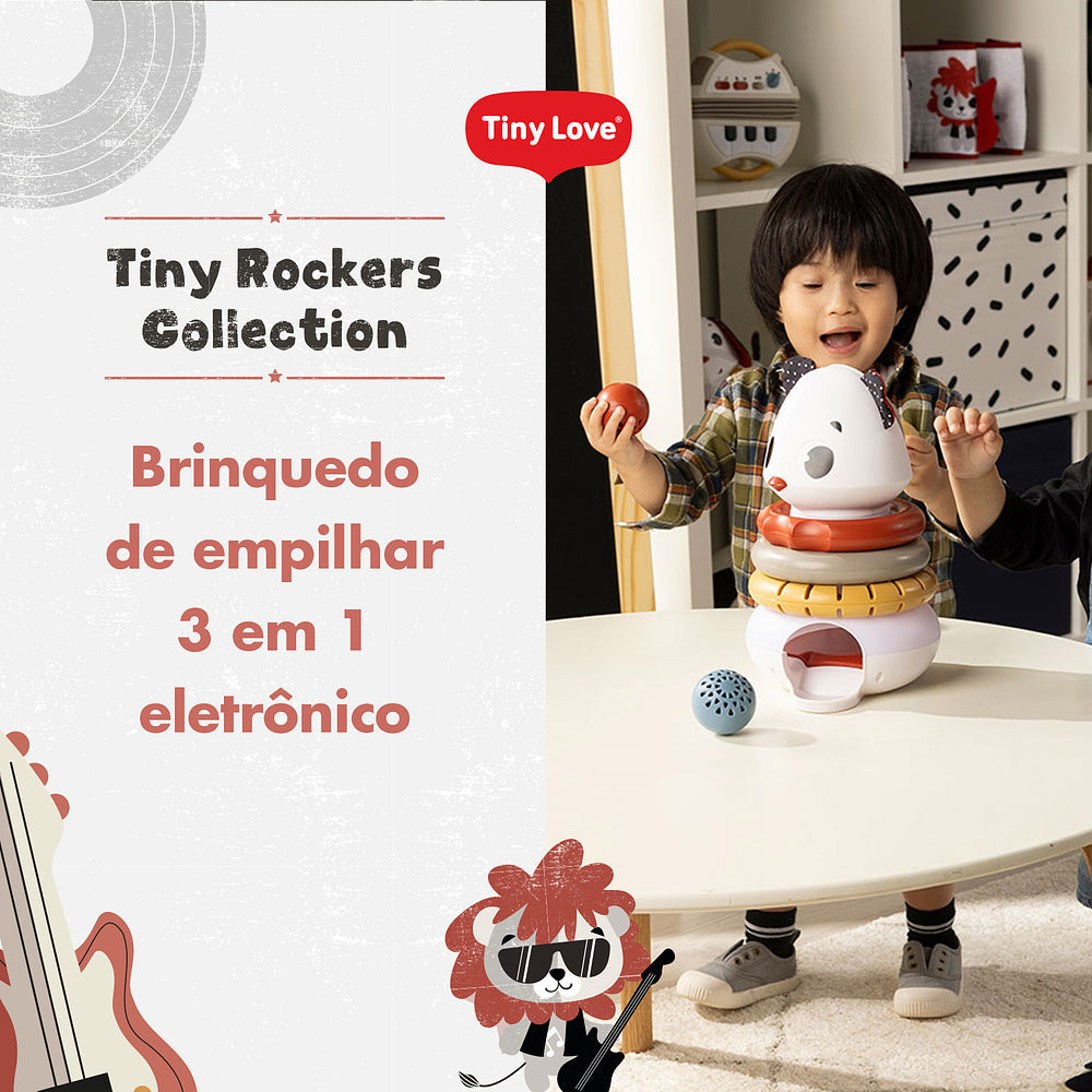 BRINQUEDO EMPILHAR 3EM1 ELET PANDA - TINY LOVE