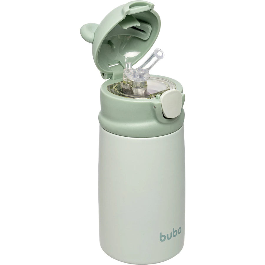 Copo Térmico Parede Dupla Ursinho Verde - Buba