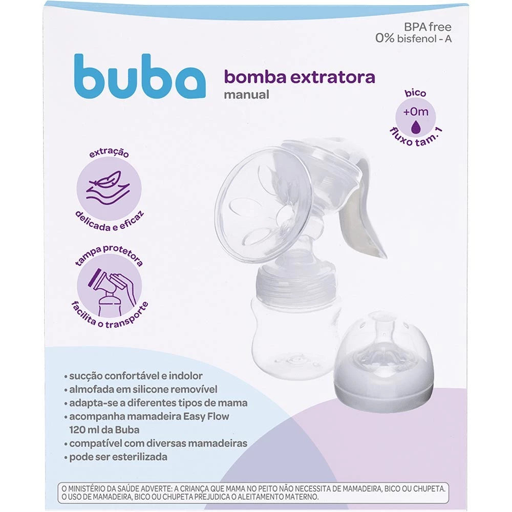 Bomba Extratora de Leite Materno Manual - Buba