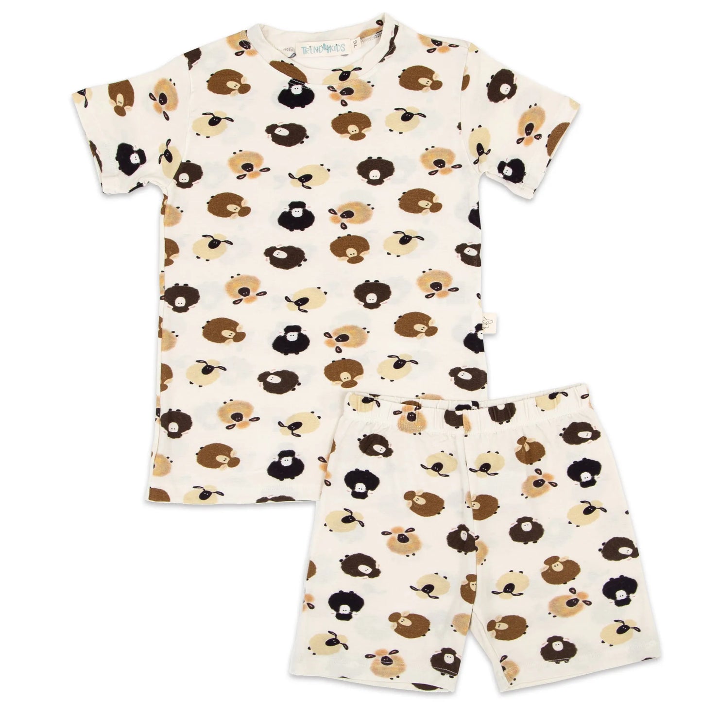 Pijama Curto Infantil Carneiros - Trend4kids