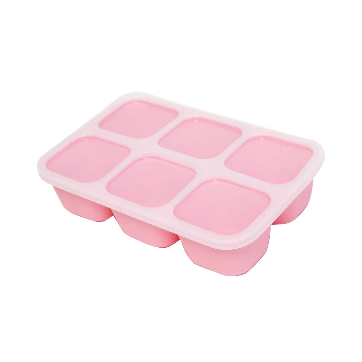 Forma para Congelar com 6 Cubos de 60ml Rosa - Marcus e Marcus