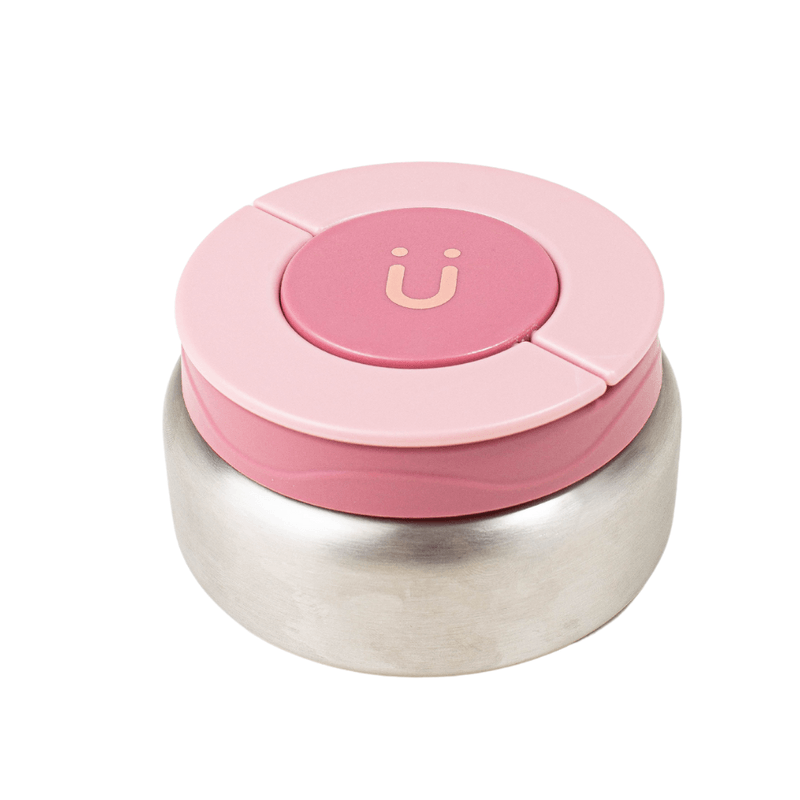 Bento Box 3 Divisórias c/ Pote Térmico Rosa - Bup Baby
