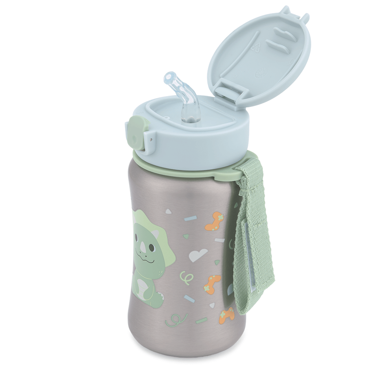 Garrafa De Aço Inox 350 ML Besties Dino - Sikp Hop