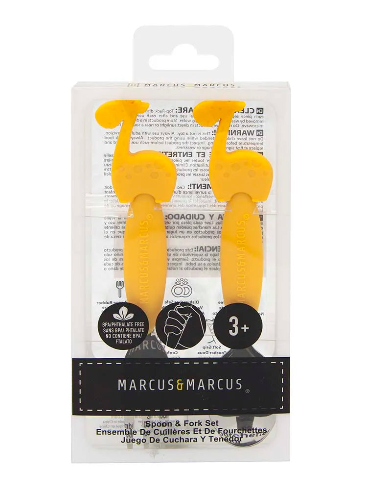 Jogo de Colher e Garfo com Inox Girafa Lola - Marcus & Marcus